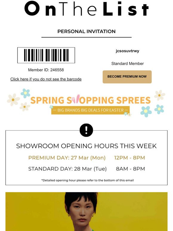 [Flash Sales Next Week] It's Spring Shopping Sprees! 🌼