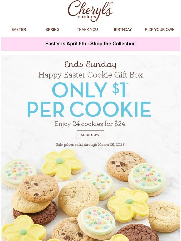 🌷 Grab 24 cookies for $24 🌷