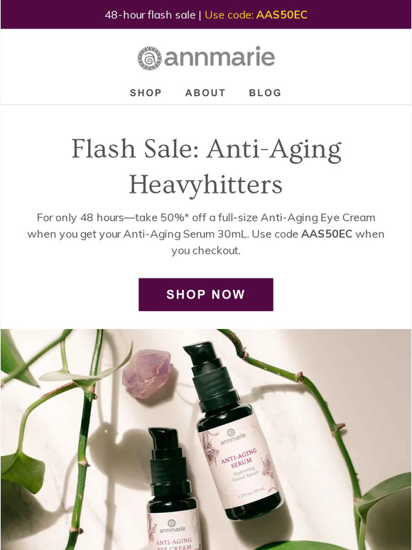 48-hour flash sale: anti-aging duo