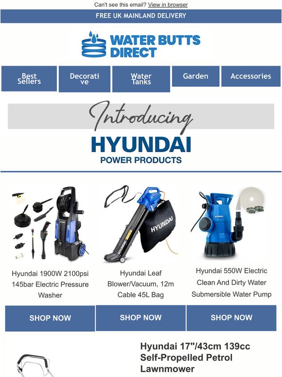 Power Up Your Garden with Hyundai Products 🏡