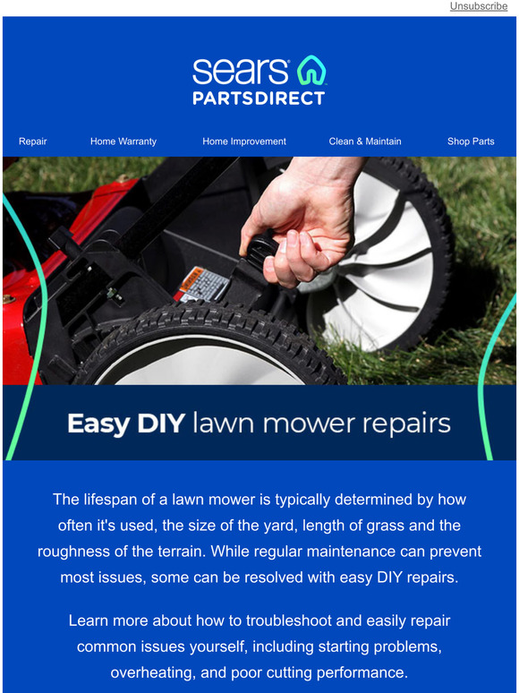 Sears Save money with these easy DIY lawn mower repairs Milled