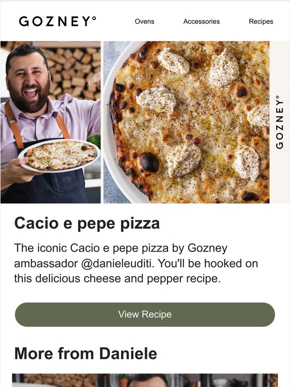 Cacio e Pepe Pizza by Daniele Uditi