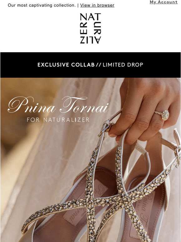 Pnina Tornai bridal shoes are HERE! // An exclusive collab