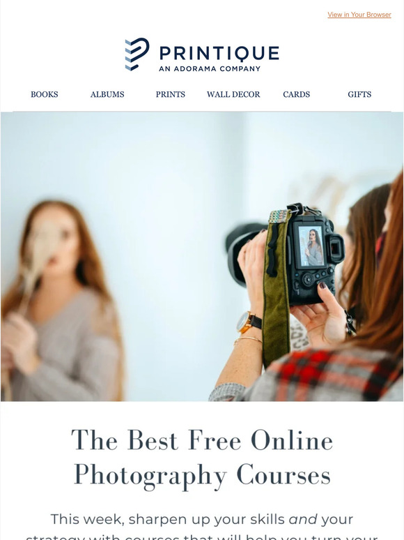 MORE Free Photography Courses