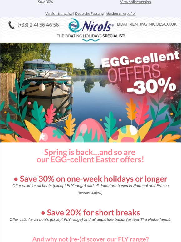 Egg-cellent news from Nicols!