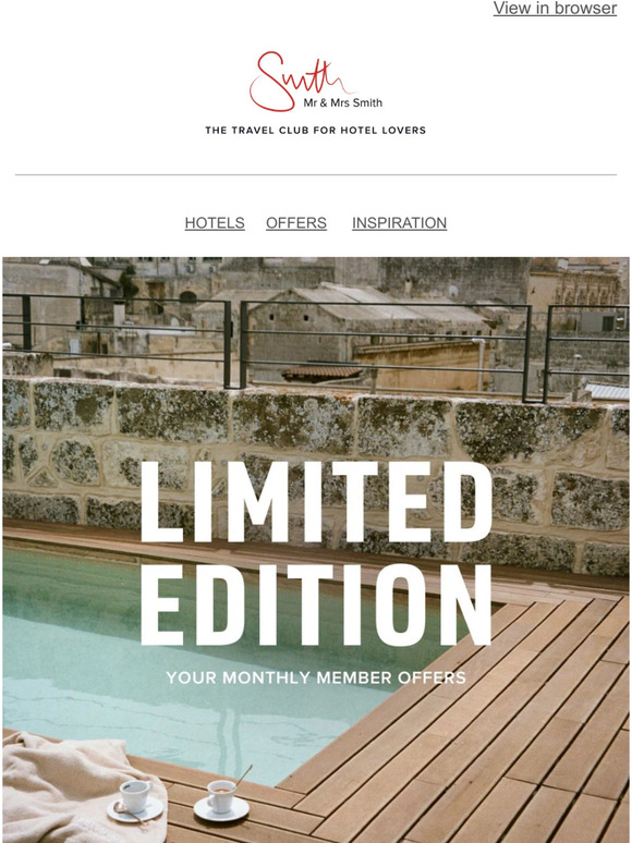 Limited Edition: 15% off a golden palace in Puglia and more enchanting offers