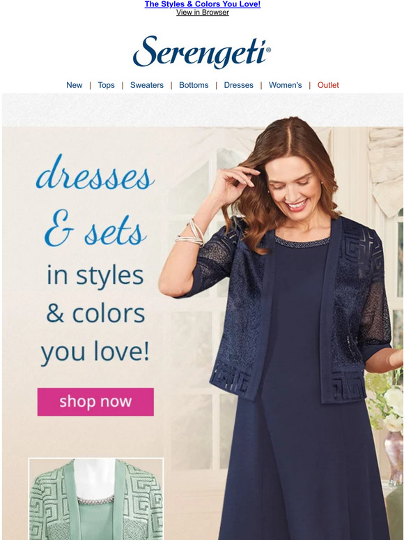 Serengeti Fashions Warm Up Your Dress Options From Classic to Casual