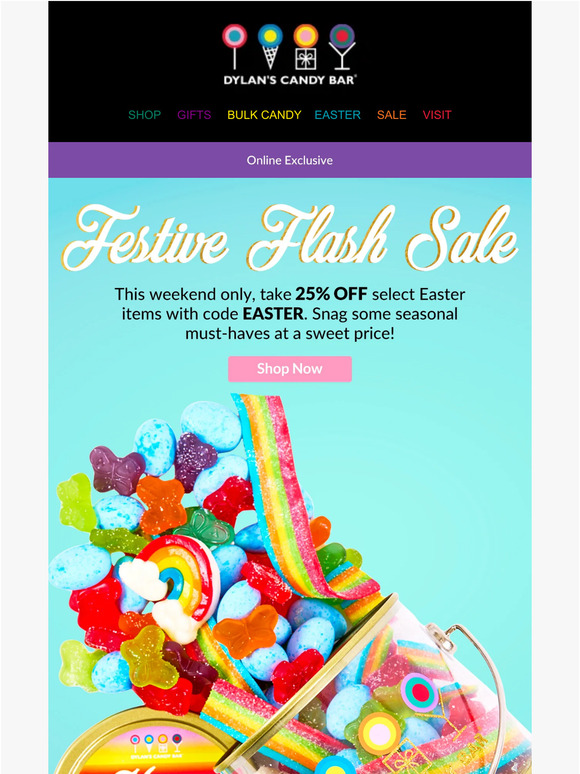 New Sale Alert – Save 25% On Select Easter Items 🐣🍬