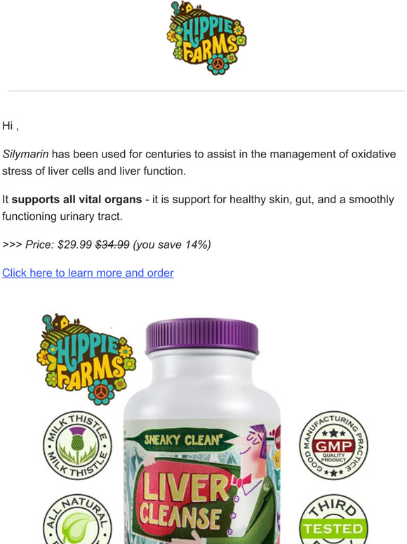 Get your groovy liver cleanse & detox supplement