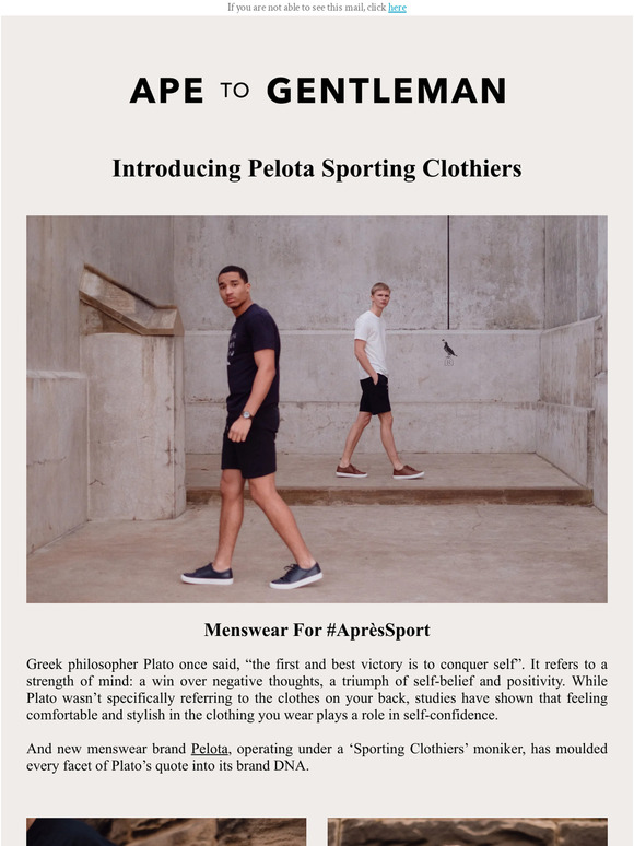 Menswear for #AprèsSport