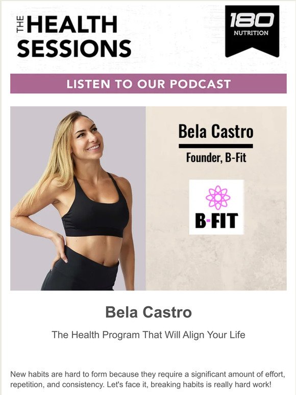 Podcast with Bela Castro - Founder B-Fit
