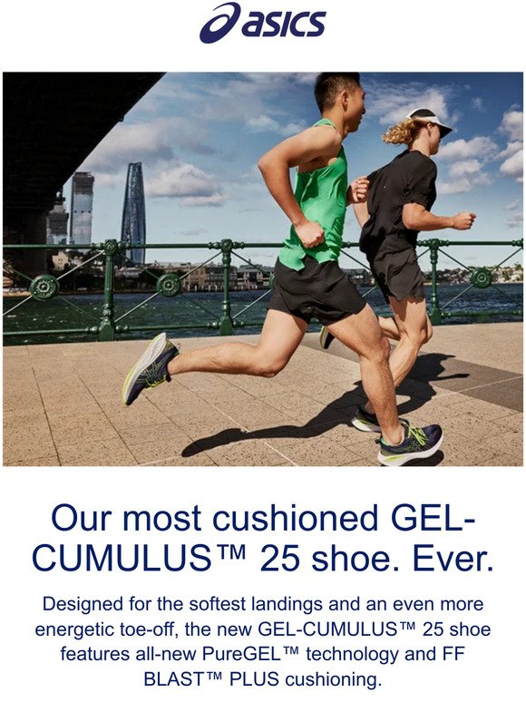 The GEL-CUMULUS™ shoe is more comfortable than ever.