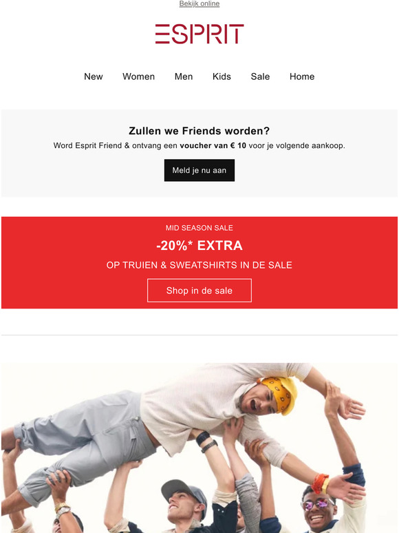 Nieuwe broeken en shorts voor de lente | Tot wel 30% + 20% EXTRA korting op truien & sweatshirts voor Friends