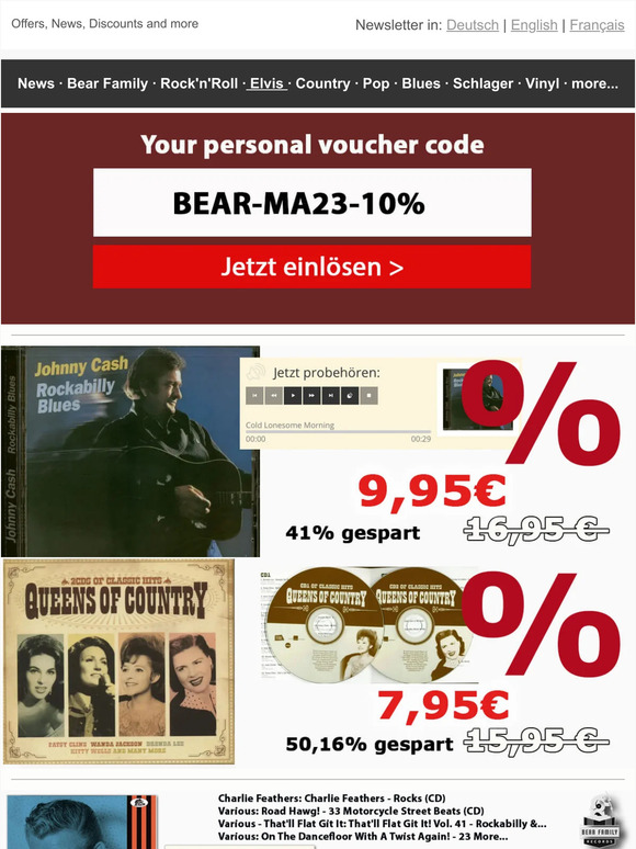🐻 Your personal voucher code - ends soon !