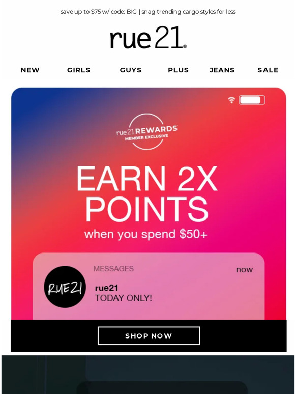new CARGOS 🤝 bonus savings + 2X points