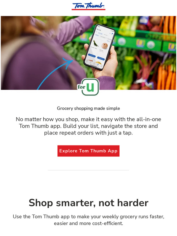 Make your weekly grocery run easier 🥳