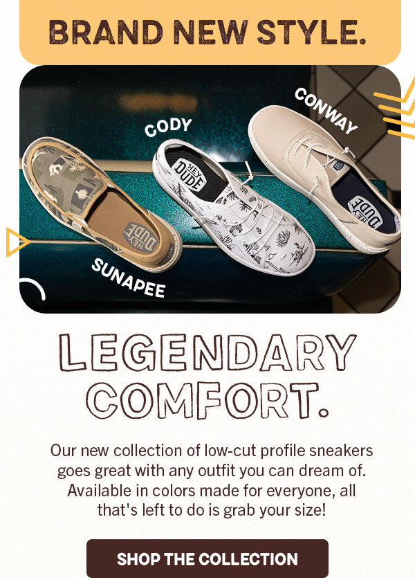 Hey Dude Shoes USA Have you seen our NEW sneakers yet? Milled