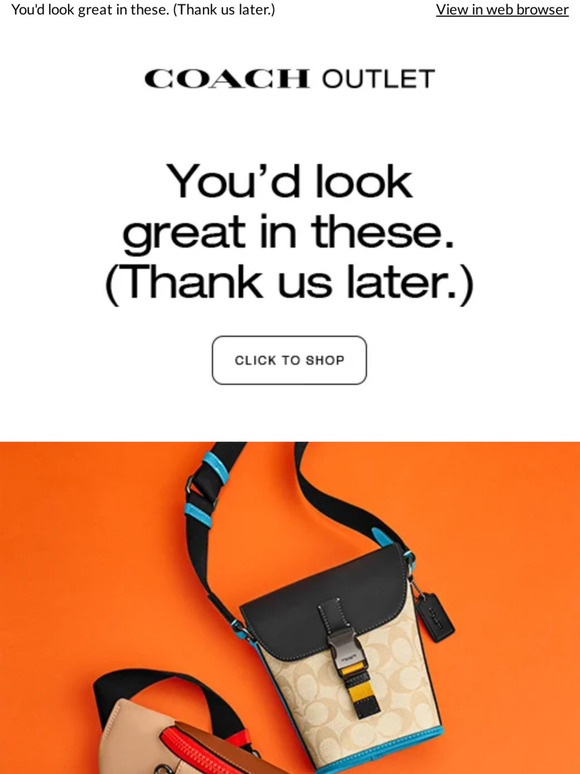 Coach Outlet The Men's Essentials You've Been Waiting For Milled