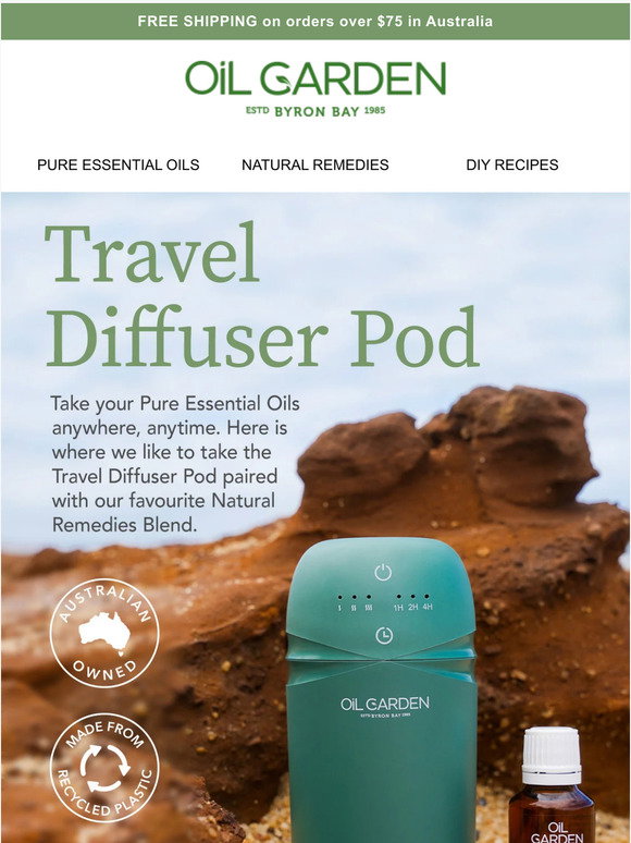 Oil Garden: Here's where to take your Travel Diffuser Pod | Milled