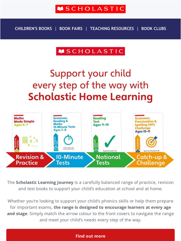 scholastic NEW Scholastic Home Learning Milled