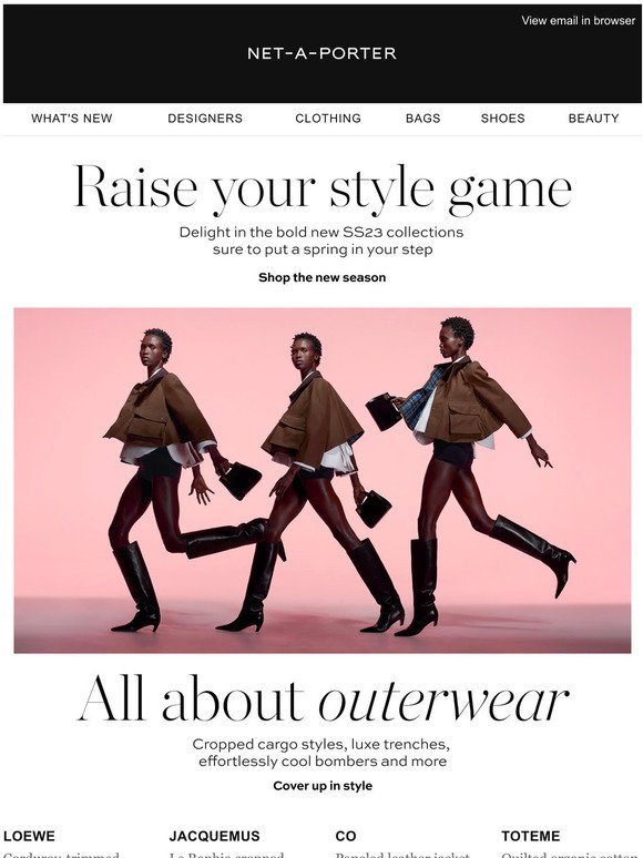 NET-A-PORTER Email Newsletters