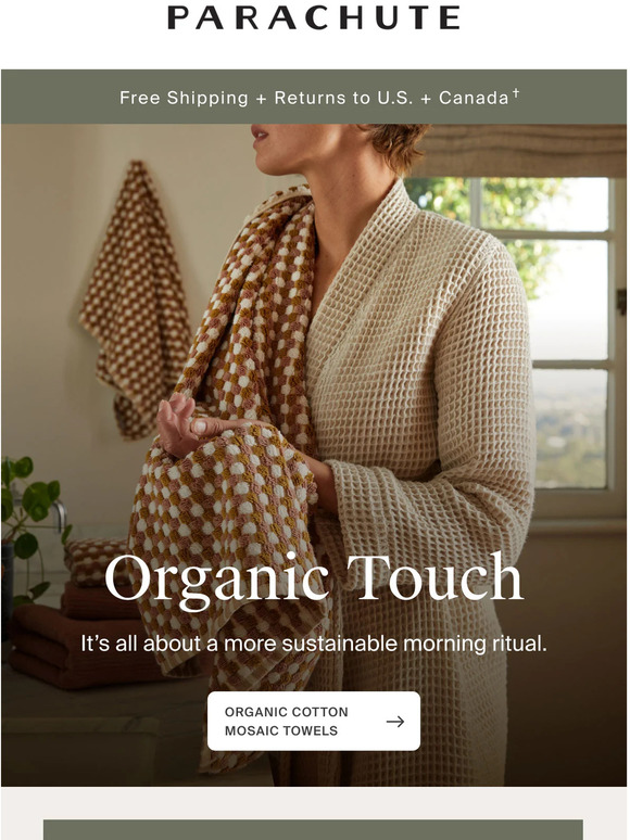 Parachute Look Who’s Clean + Comfy, Too Milled