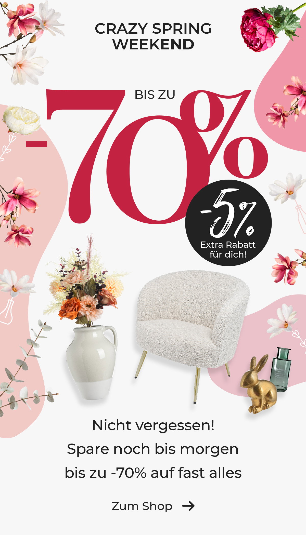 Nicht vergessen: Bis zu -70% auf fast alles