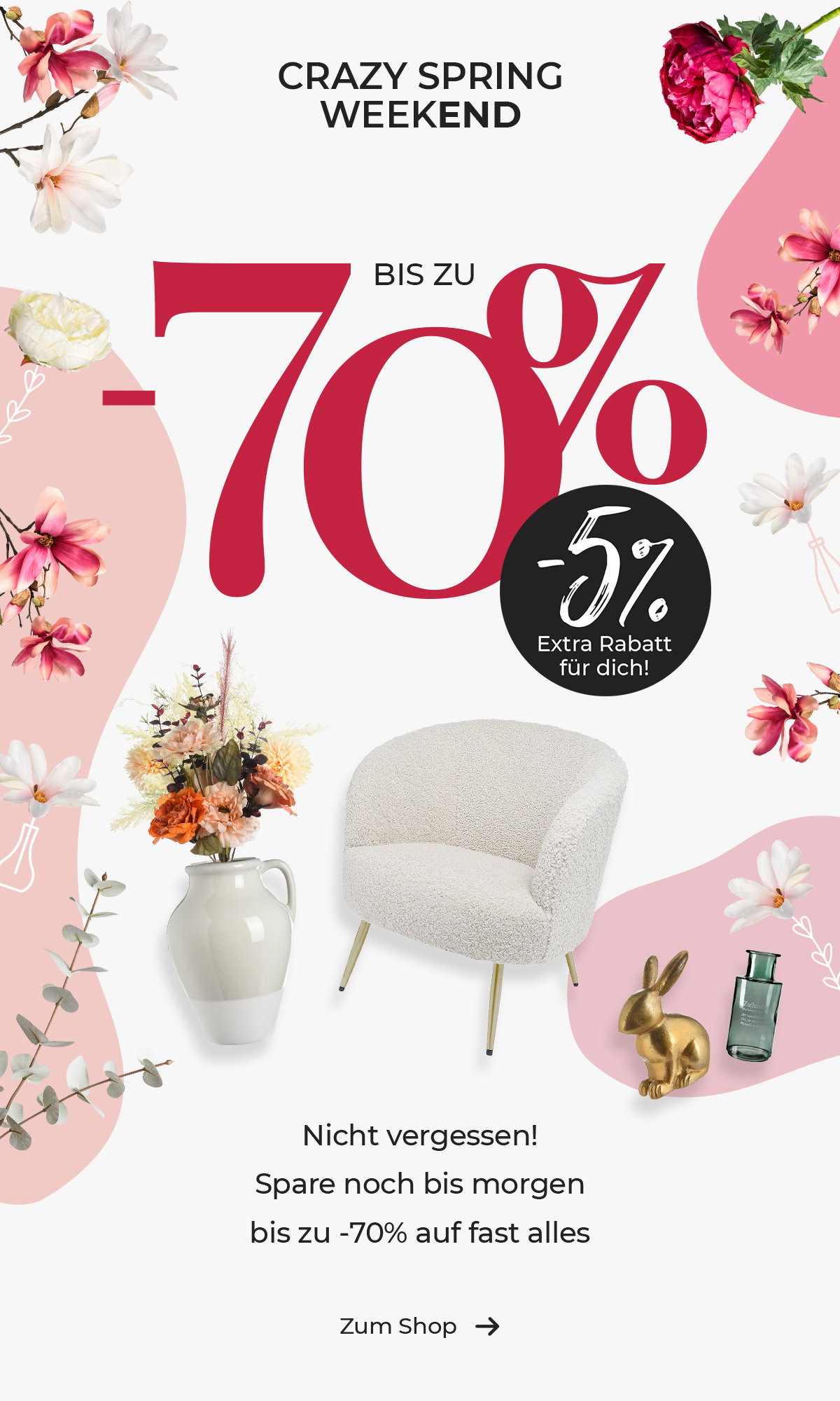 Nicht vergessen: Bis zu -70% auf fast alles