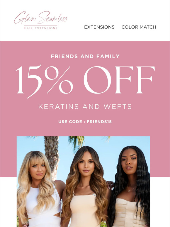 Don't miss! 👛 Friends and Family Sale