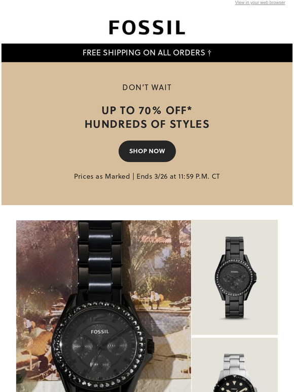 Fossil: These Sale Favorites Are Going Fast | Milled