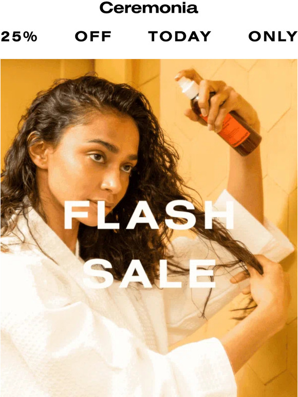 FLASH SALE: 25% Off