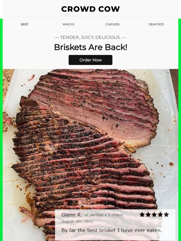 Restock Alert: Brisket is Back!
