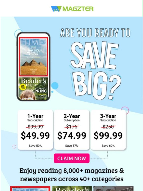 Ready, Set, Save: Check Out Our Big Sale Now!