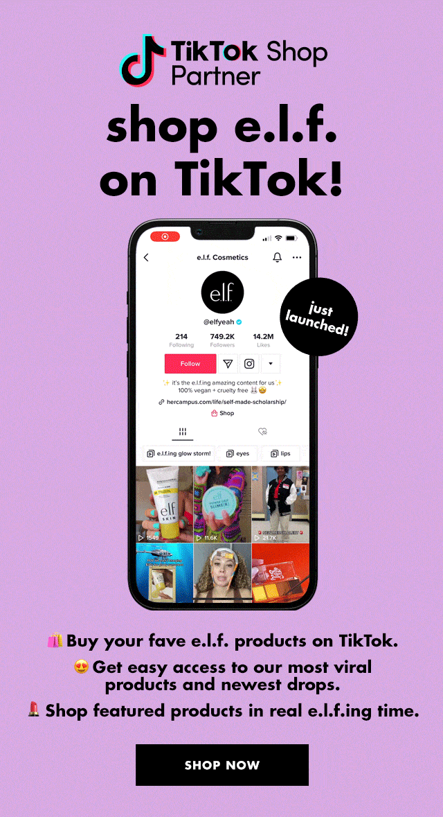 shop e.l.f. on TikTok