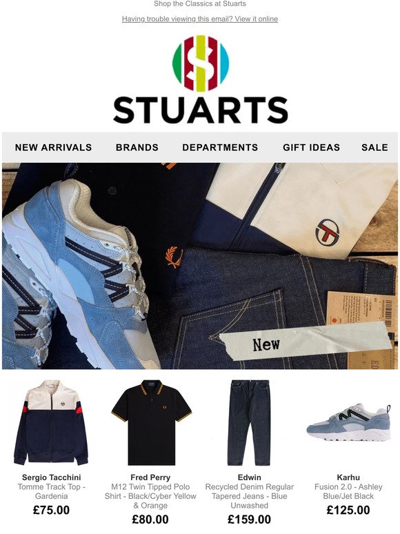 The latest from Fred Perry, Sergio Tacchini, Fila Vintage & more...👌