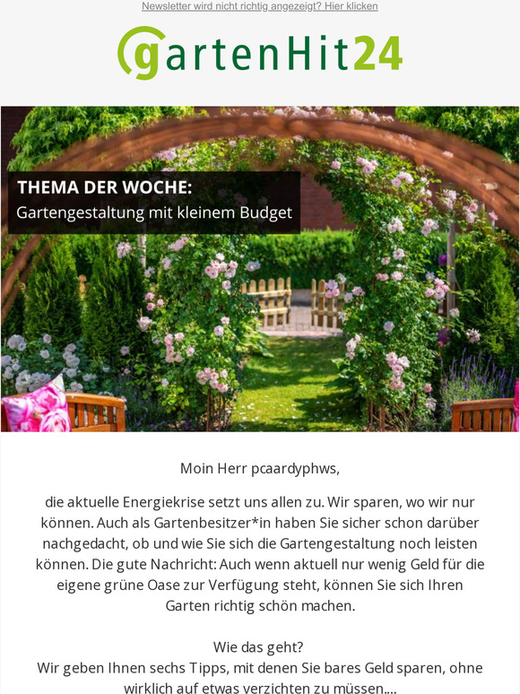 6 Ideen für den Garten mit kleinem Budget!