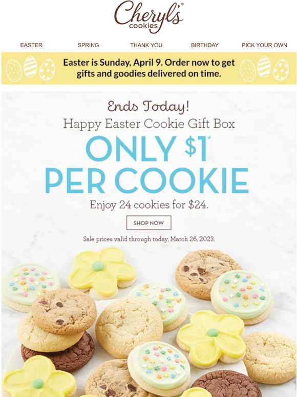 ⏰ Last day to get 24 cookies for $24.
