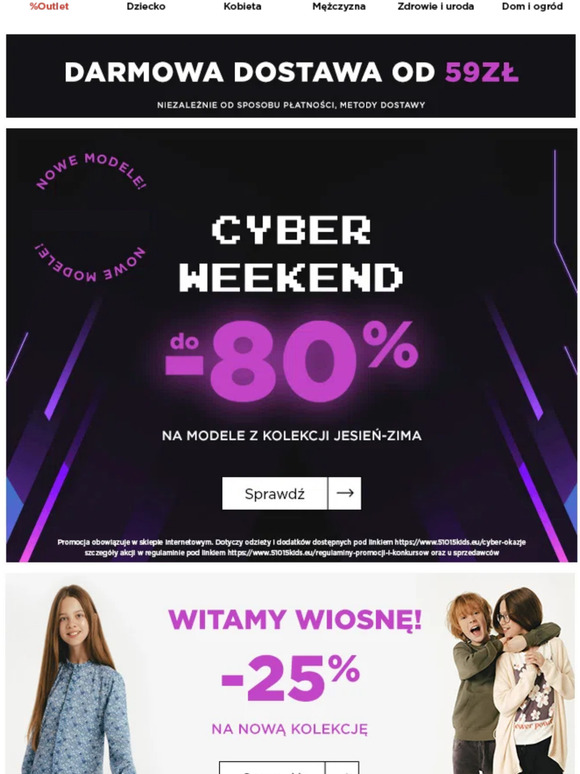 UPOLUJ OKAZJE DO -80%! 💜 I do tego z darmową dostawą!