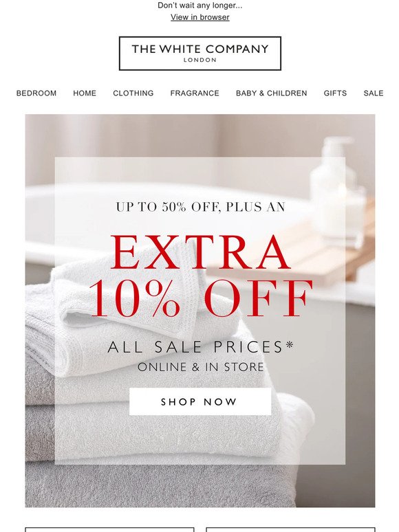 Last few days! | Extra 10% off Sale