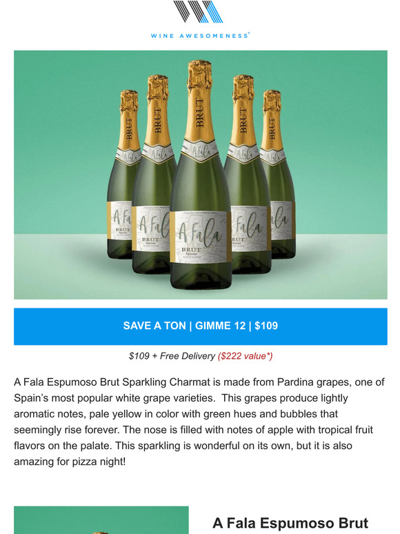 ***$109 cases... bubbles, anyone?!?