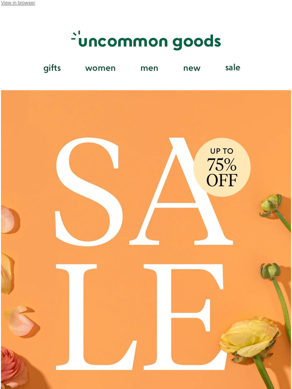 Now on sale–over 250 items