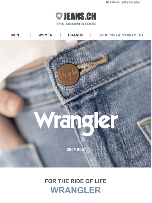 👖 Wrangler Jeans at JEANS.CH – free shipping