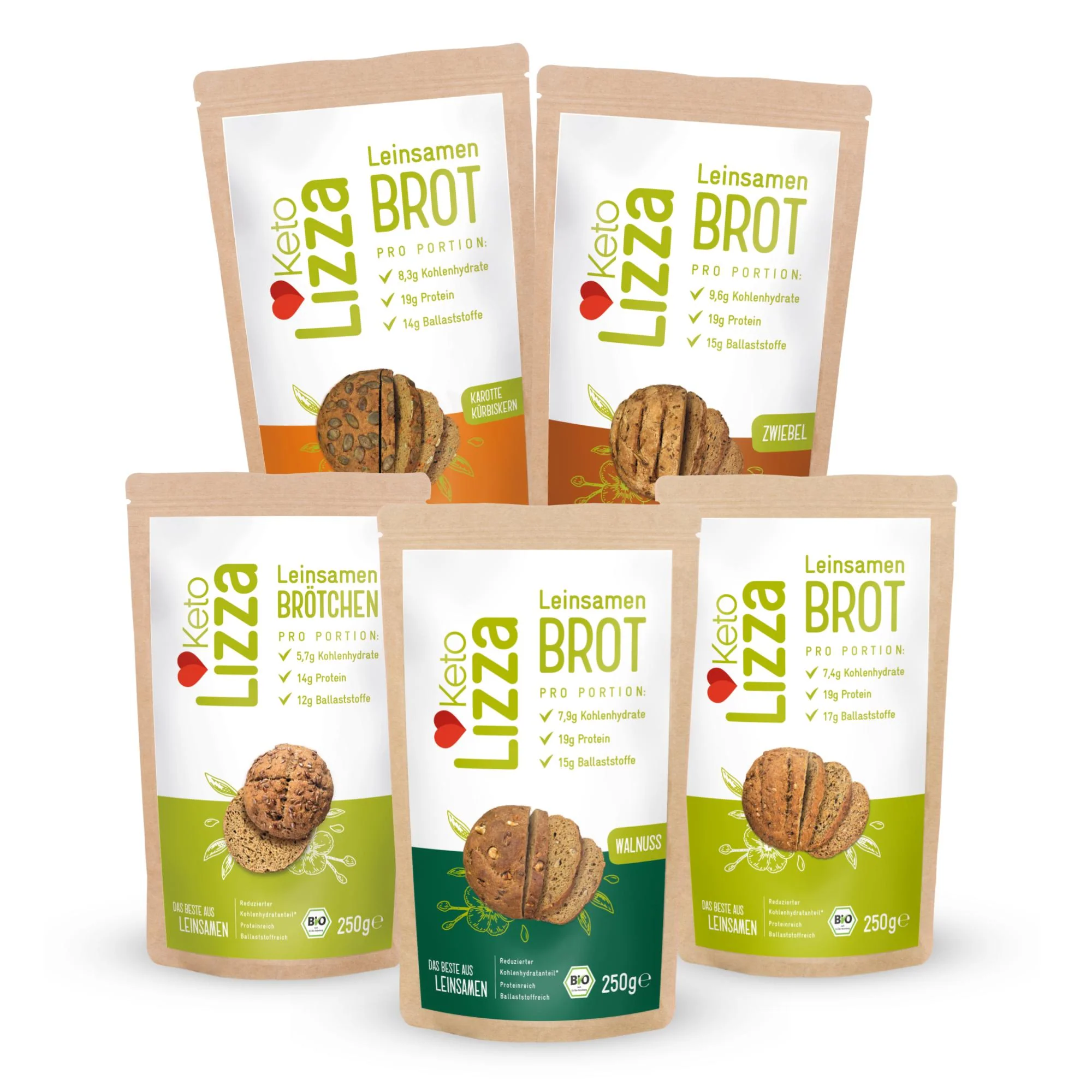 Image of 5er Keto Brot Probierpaket