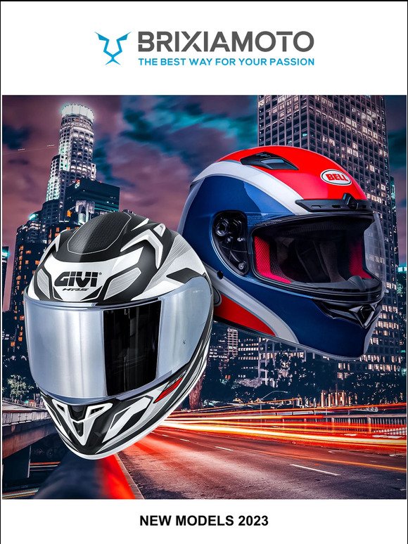 Helmets: New models on sale!