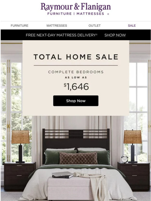 Raymour & Flanigan Bedroom collections at prices you won’t believe