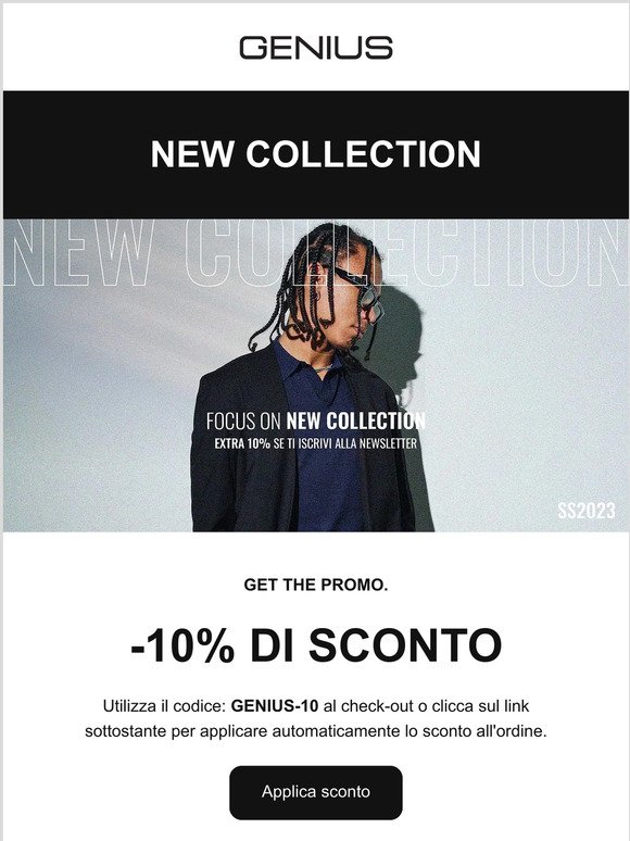 -10% di sconto New Collection