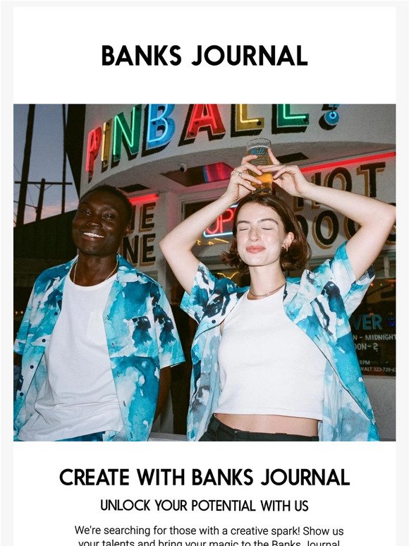 Create with Banks Journal 🎨