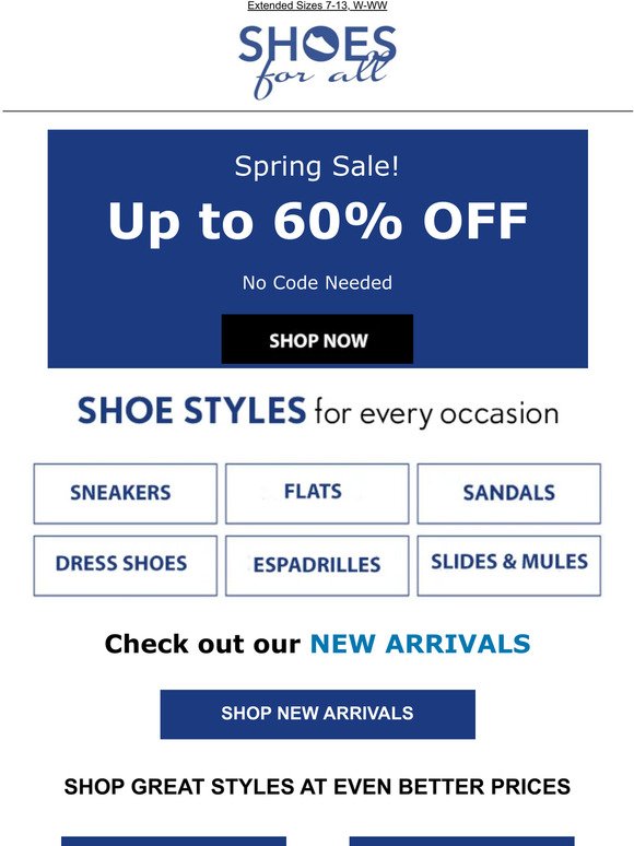 👟👠Shop Shoes! Today up to 60% OFF!