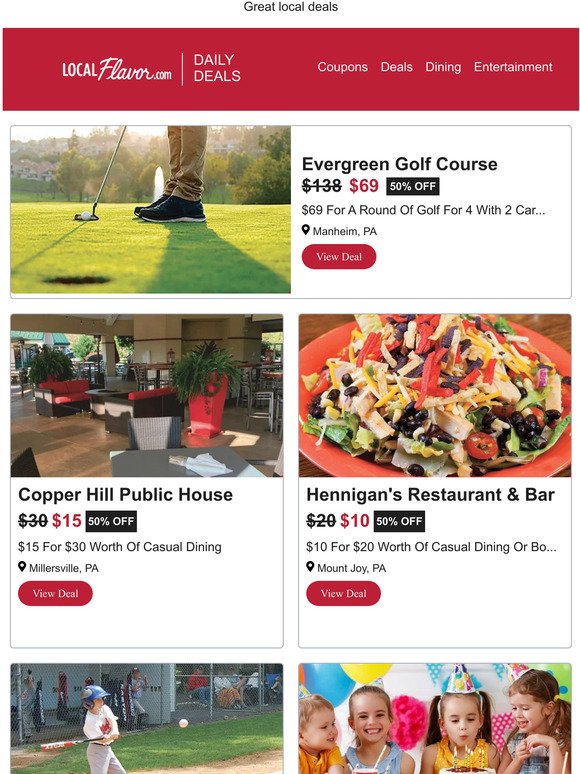 Snag 50% Off at Evergreen Golf Course