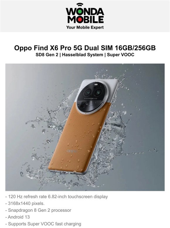 Oppo Find X6 Pro 5G 😍 Dual SIM 16GB/256GB